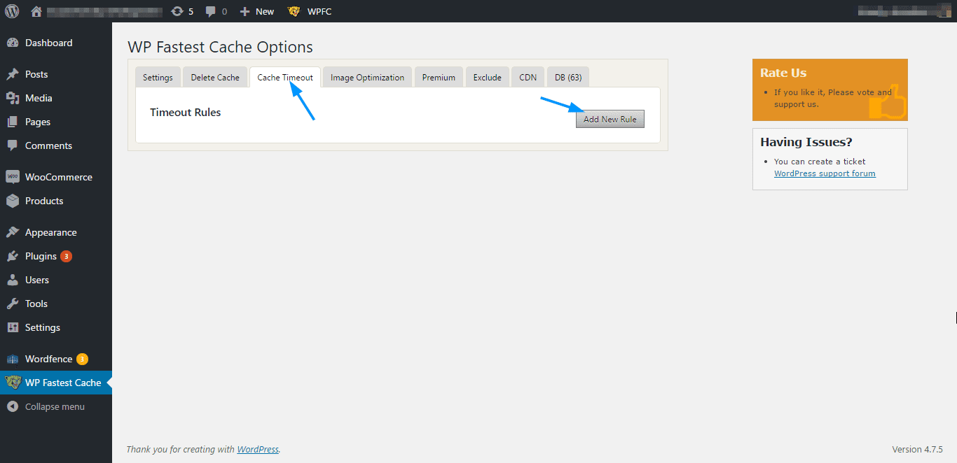 WordPress speed - Cache deletion cycle