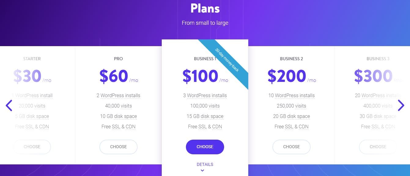 Best WordPress Hosting Providers - kinsta hosting plans