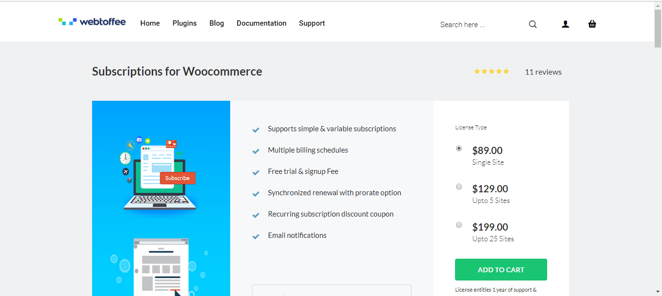 Subscriptions for WooCommerce