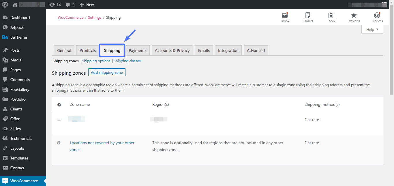 WooCommerce Shipping 